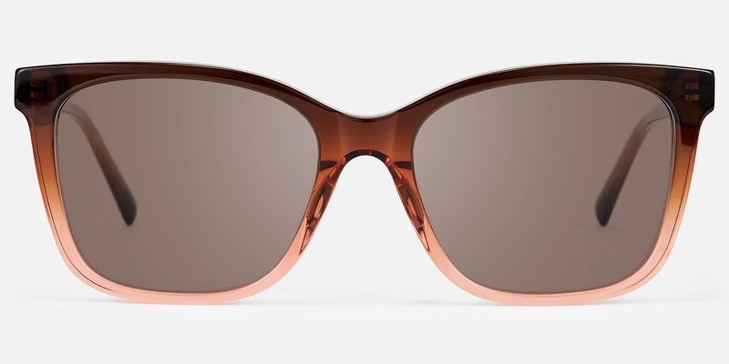 Jaelle - Square Brown Sunglasses