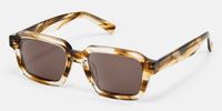 Jet - Rectangle Brown Sunglasses