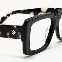 Kente - Rectangle Black Eyeglasses - 6
