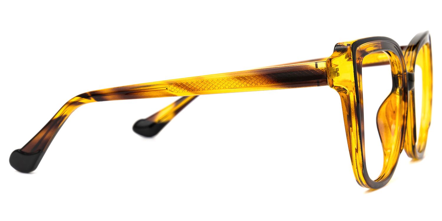 Darena - Cat Eye Tortoise Eyeglasses by Vooglam - Product View 4