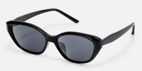 Strata - Geometric Black Sunglasses | Vooglam Front View