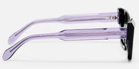 Velora - Cat Eye Grey Sunglasses | Vooglam Side View