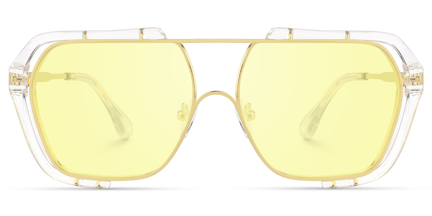 Porsha - Aviator Crystal Sunglasses - 1