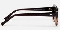 Hale - Rectangle Brown Sunglasses | Vooglam Side View