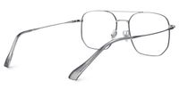Emke - Aviator Black Eyeglasses | Vooglam Side View