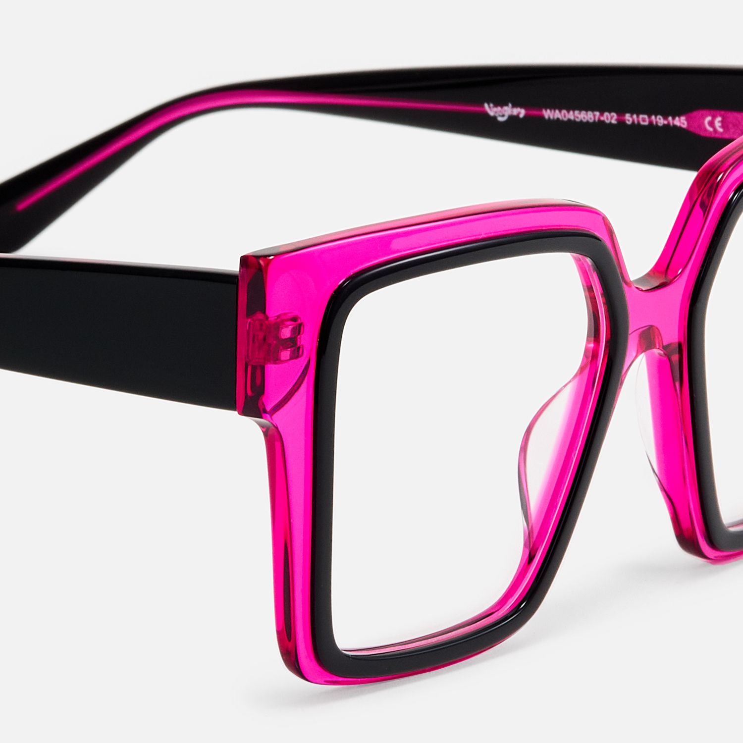 Huffman - Square Purple Eyeglasses product detail 4