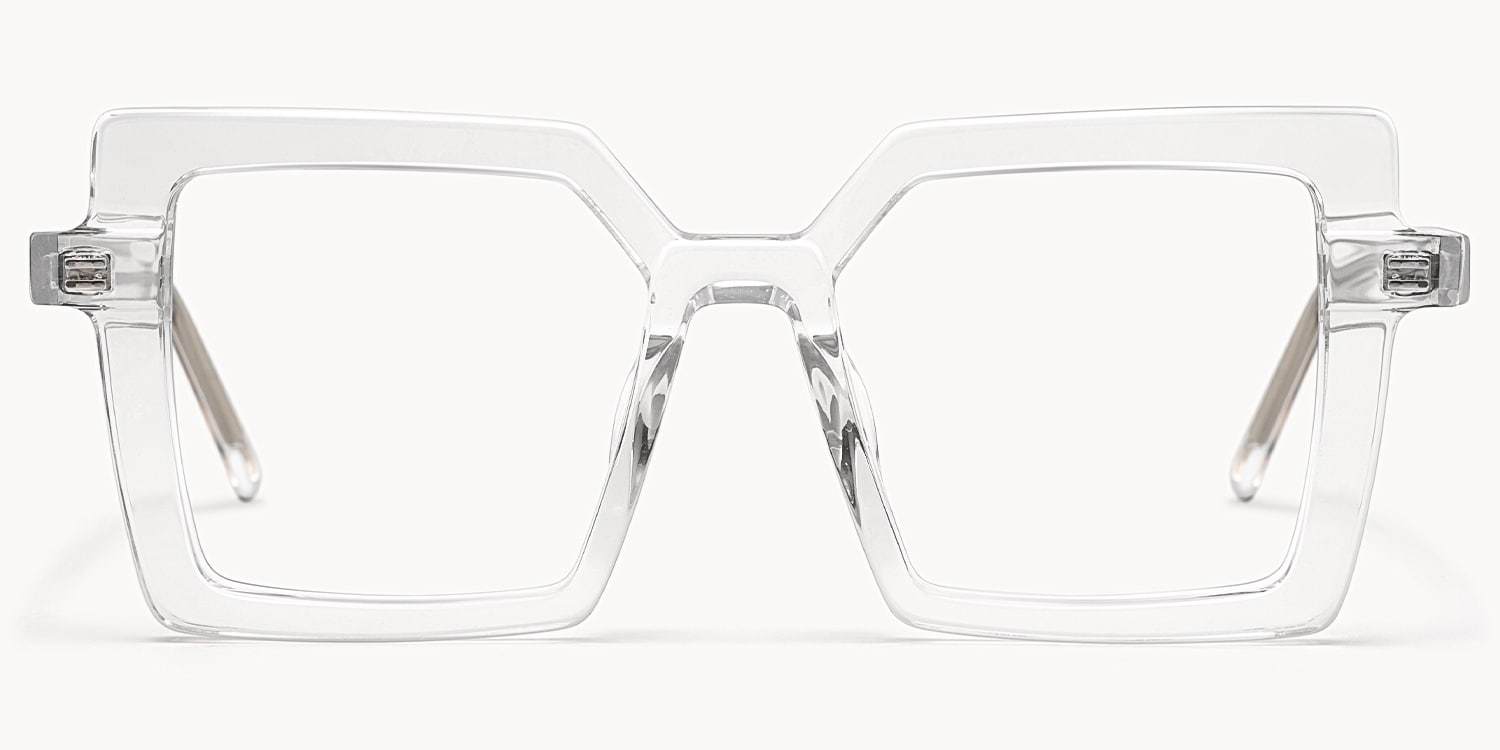 Eilis - Square Crystal Eyeglasses