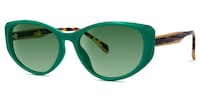 Macsen - Cat Eye Green Prescription Sunglasses - 2