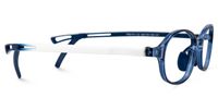 Ryleigh - Oval Blue Kids Eyeglasses | Vooglam 