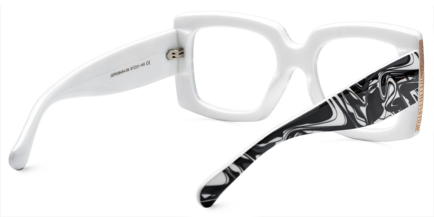 Borislav - Rectangle Pattern Eyeglasses | Vooglam Side View