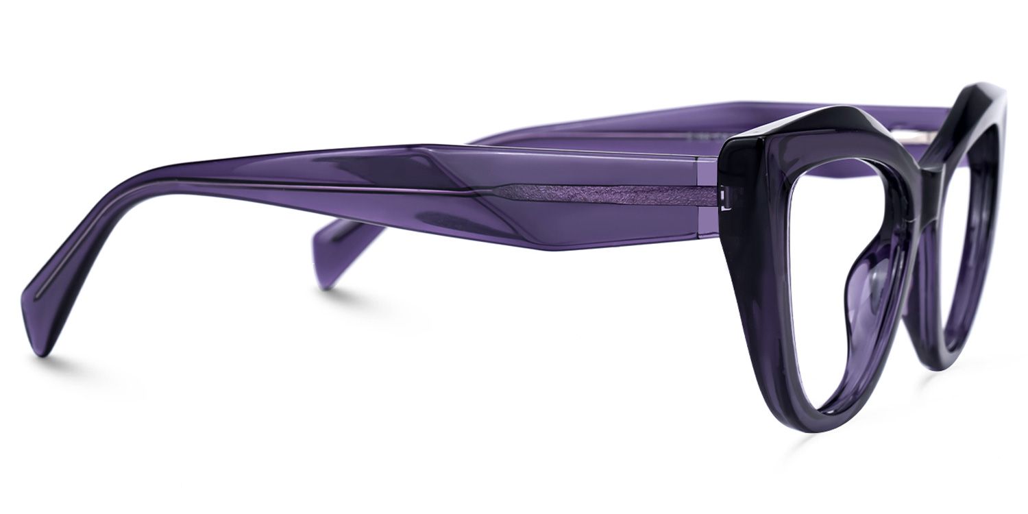 Fantine - Cat Eye Purple Eyeglasses product detail 4