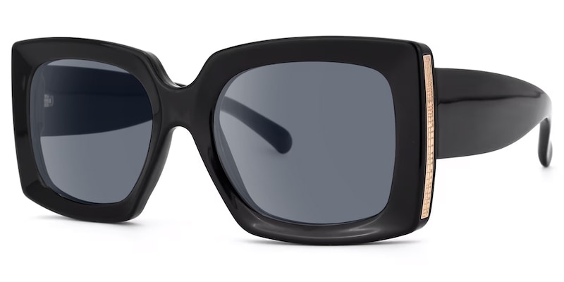 Borislav - Rectangle Black Sunglasses