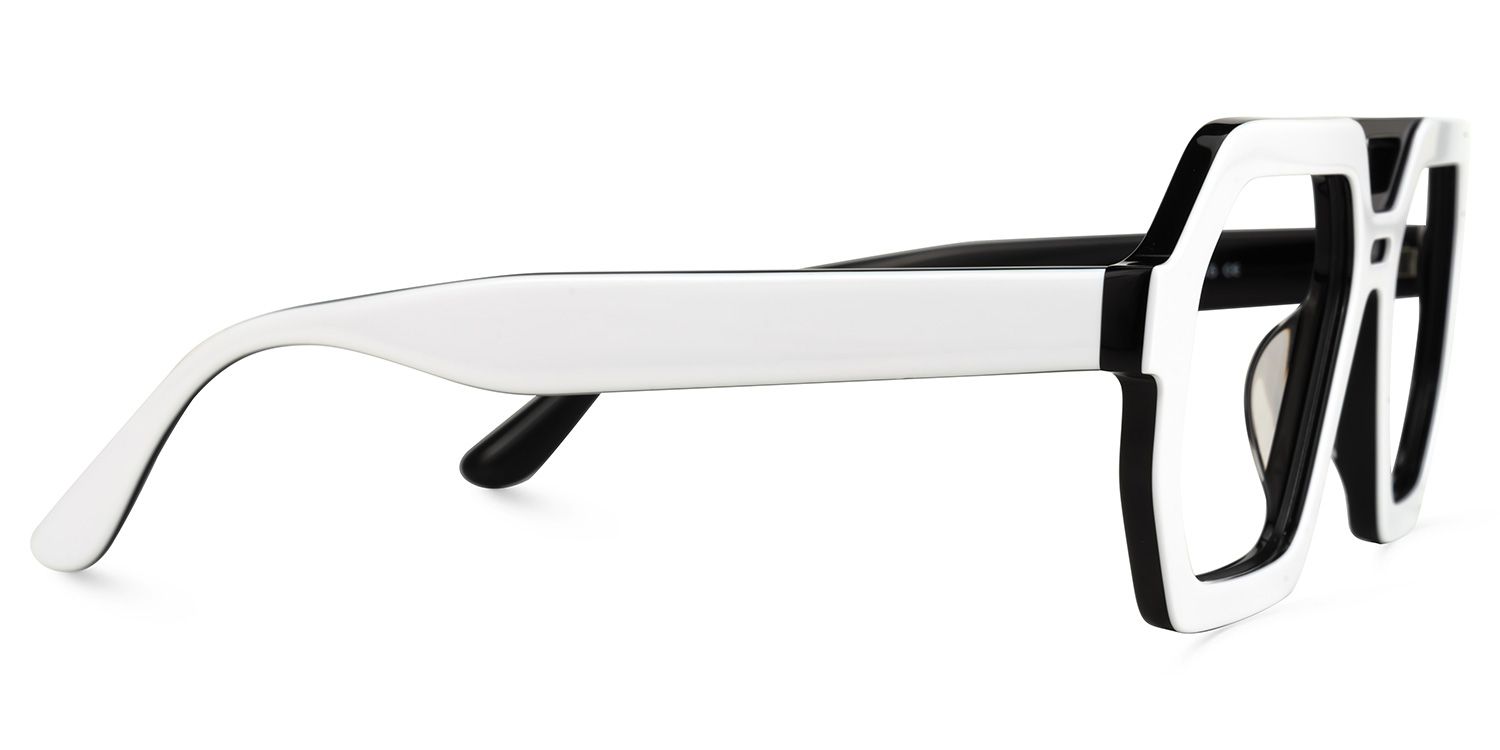 Ebbo - Aviator White Eyeglasses | Vooglam 4