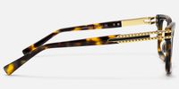 Anansi - Rectangle Tortoise Eyeglasses | Vooglam Side View