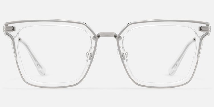 Kassel - Lightweight Clear Square Mixed Glasses | Vooglam