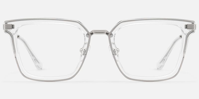 Kassel - Lightweight Clear Square Mixed Glasses | Vooglam
