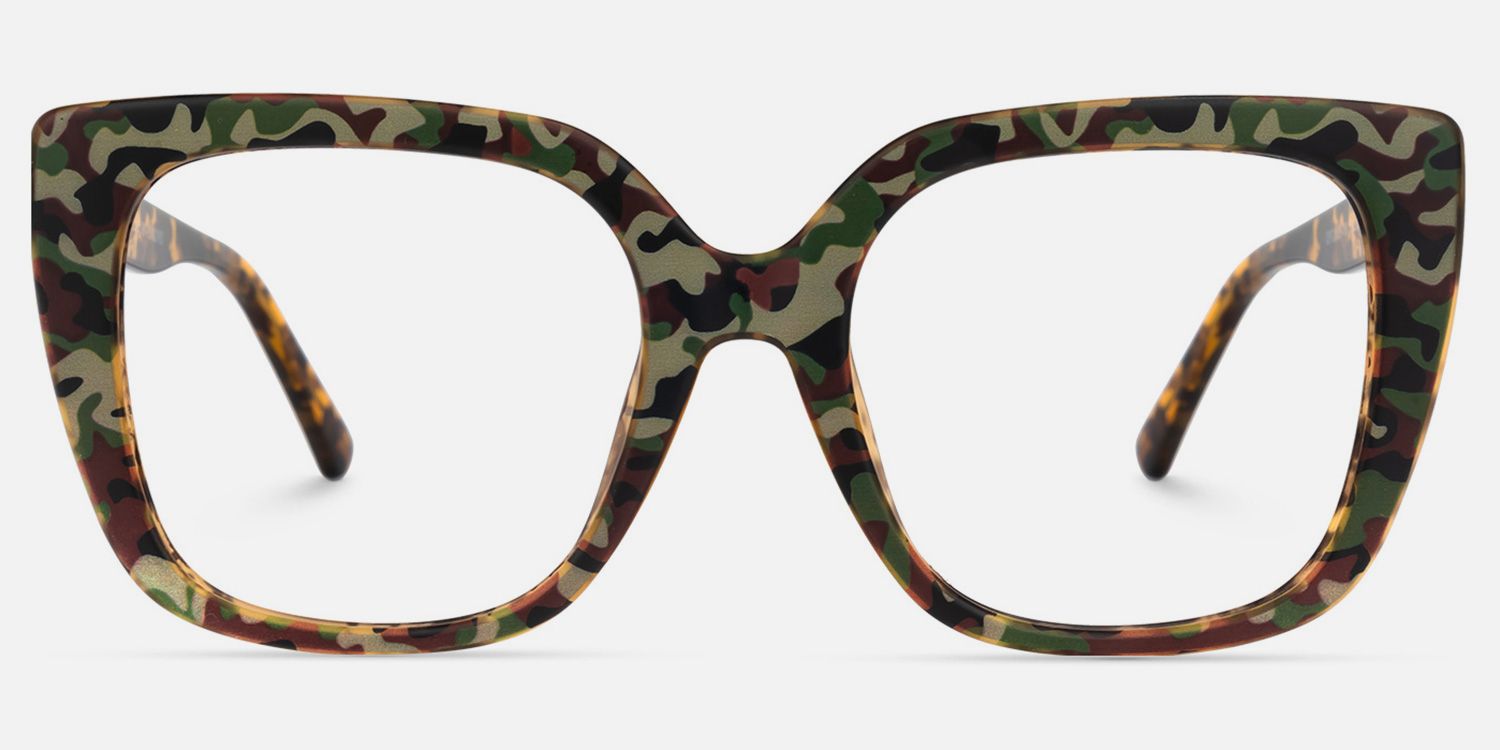 Sargent - Bold Square Camo Statement Glasses product detail 2