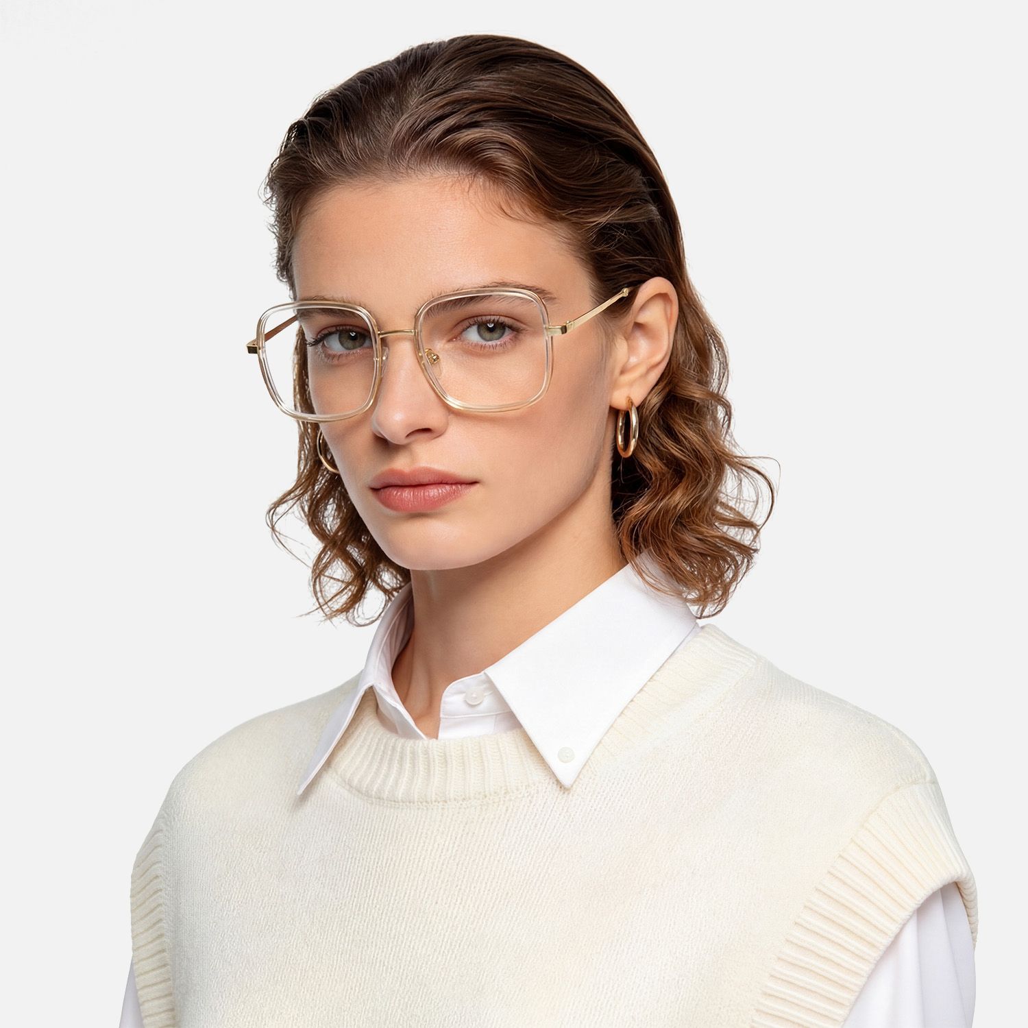 Explore the design story of Jace - Crystal Square Designer Glasses | Vooglam