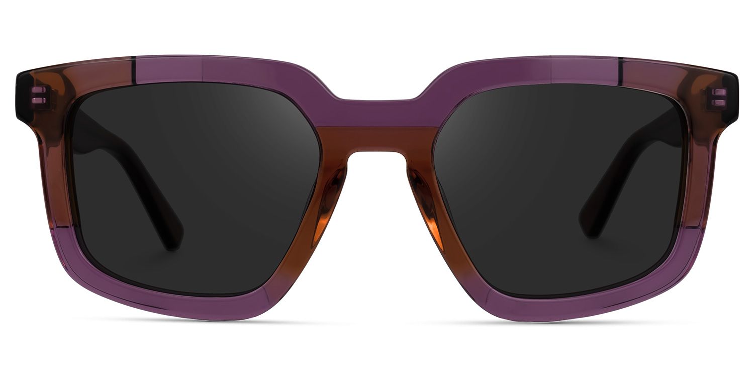 Davu - Geometric Purple Sunglasses product detail 2