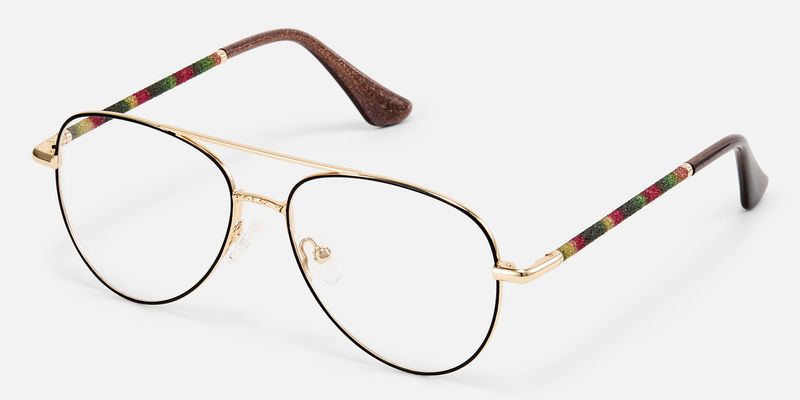 Joni - Aviator Two-tone Eyeglasses