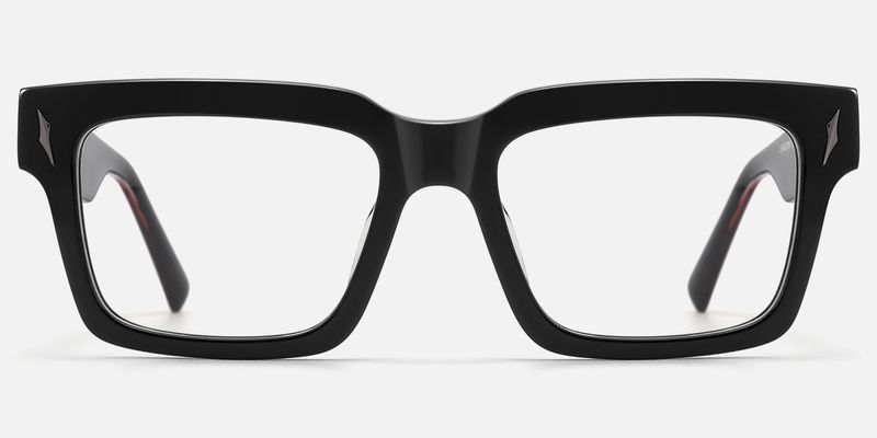 Razor - Rectangle Black Eyeglasses