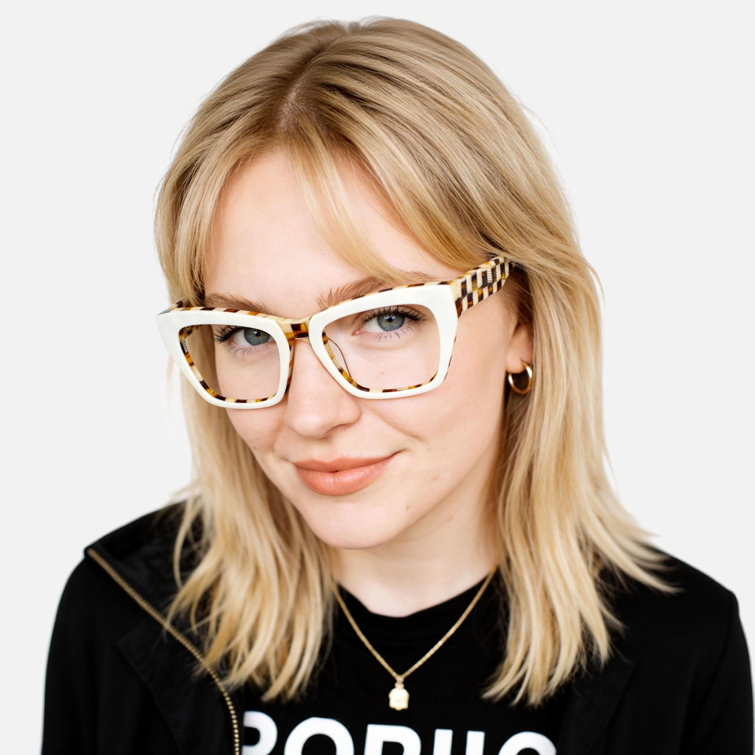 Explore the design story of Lola - Rectangle Yellow Eyeglasses | Vooglam