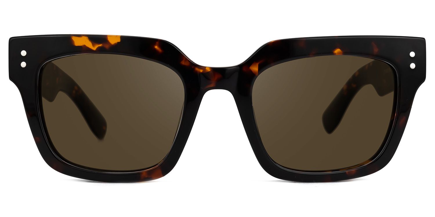 Dawid - Rectangle Tortoise Sunglasses product detail 2