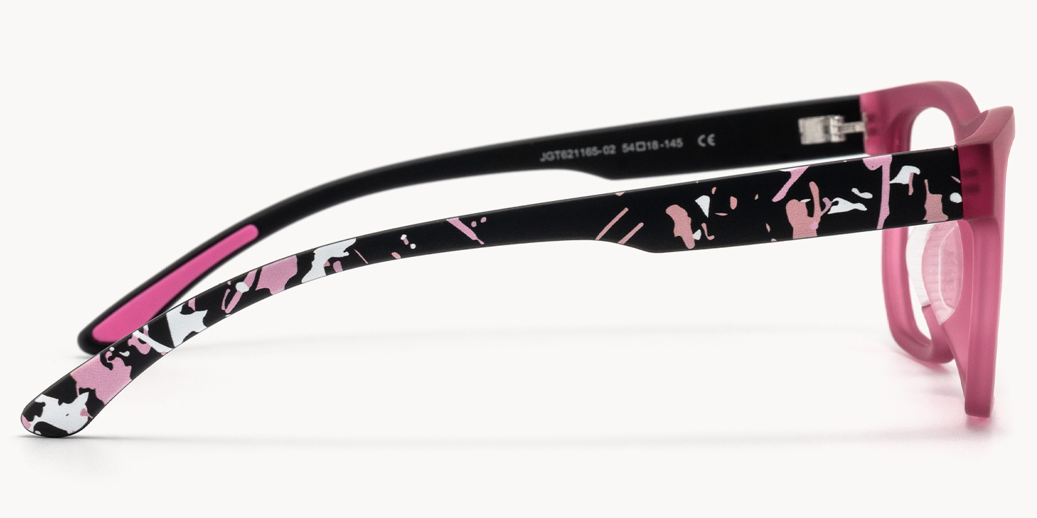 Nocturnal - Geometric Purple Eyeglasses - 4