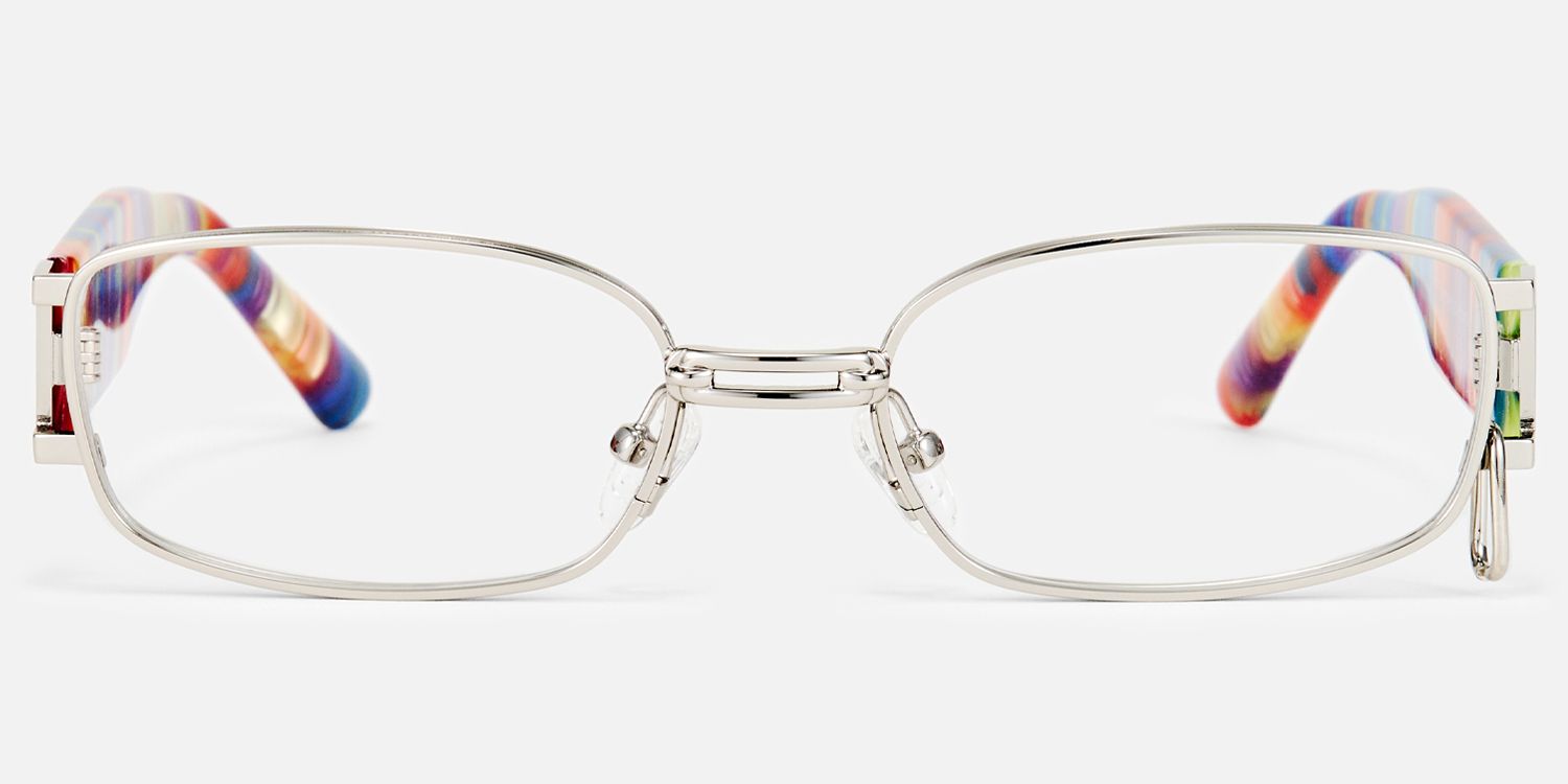 Gagenia - Rectangle Silver Eyeglasses product detail 2