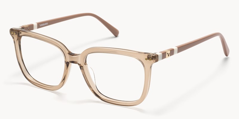 Terra - Square Champagne Eyeglasses