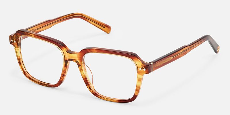Jafaru - Rectangle Tortoise Eyeglasses