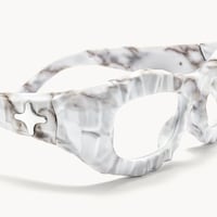 The Geologist - Geometric White Eyeglasses - 4