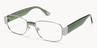 Nyame - Rectangle Silver Eyeglasses - 3