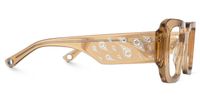 Ellery - Rectangle Champagne Eyeglasses | Vooglam 