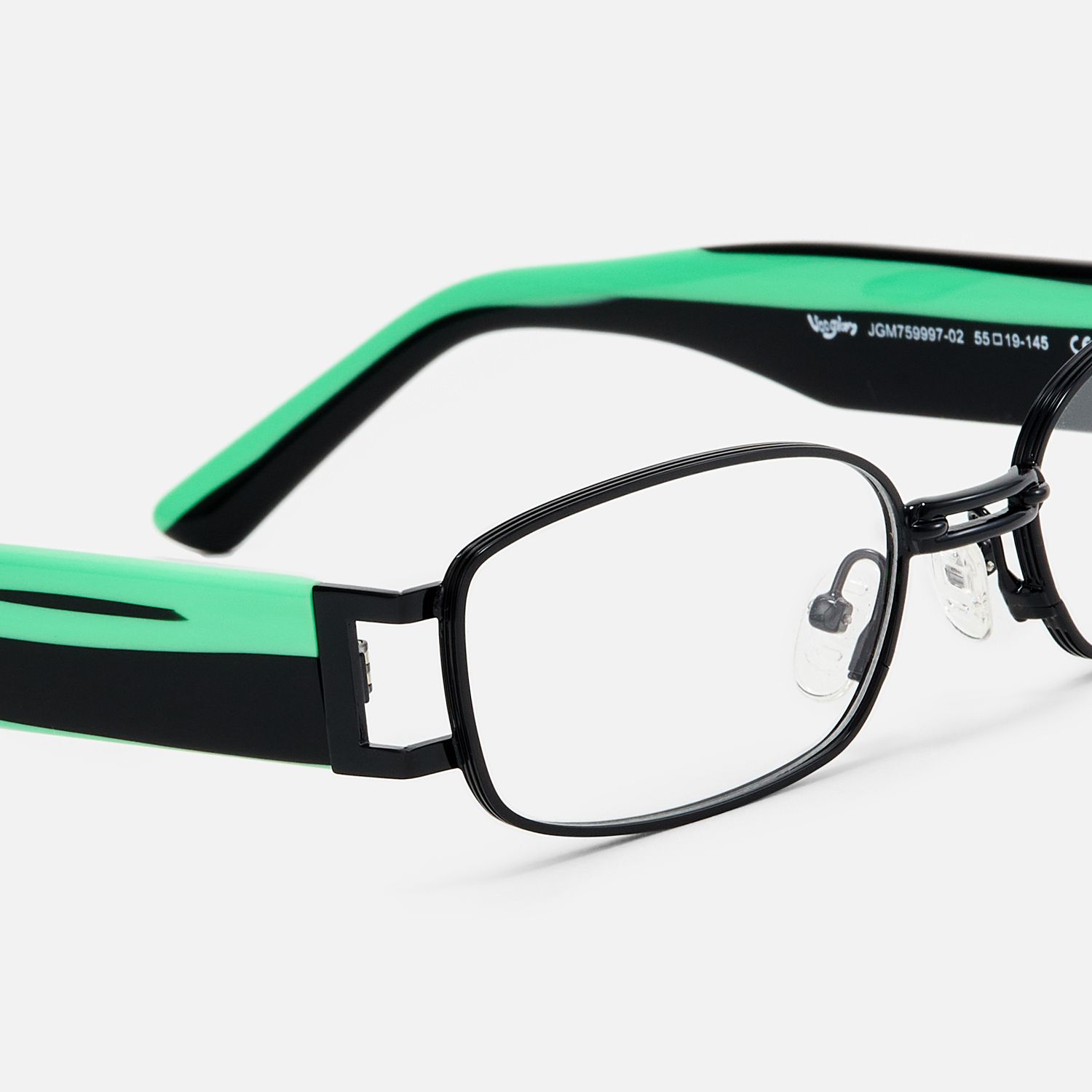 Gagenia - Rectangle Black Eyeglasses product detail 4
