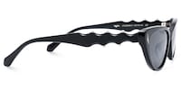 As If - Cat Eye Black Sunglasses - 5