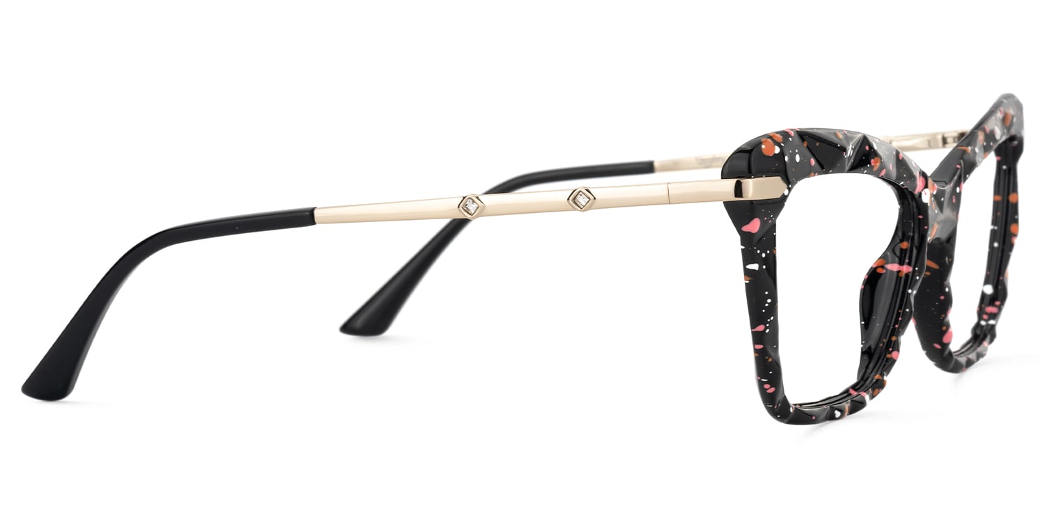 Annie - Rectangle Black Eyeglasses