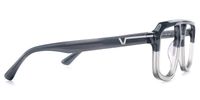 Eliyahu - Aviator Grey Eyeglasses | Vooglam