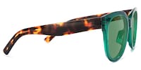 Vernetta - Square Dark/Green Sunglasses - 5