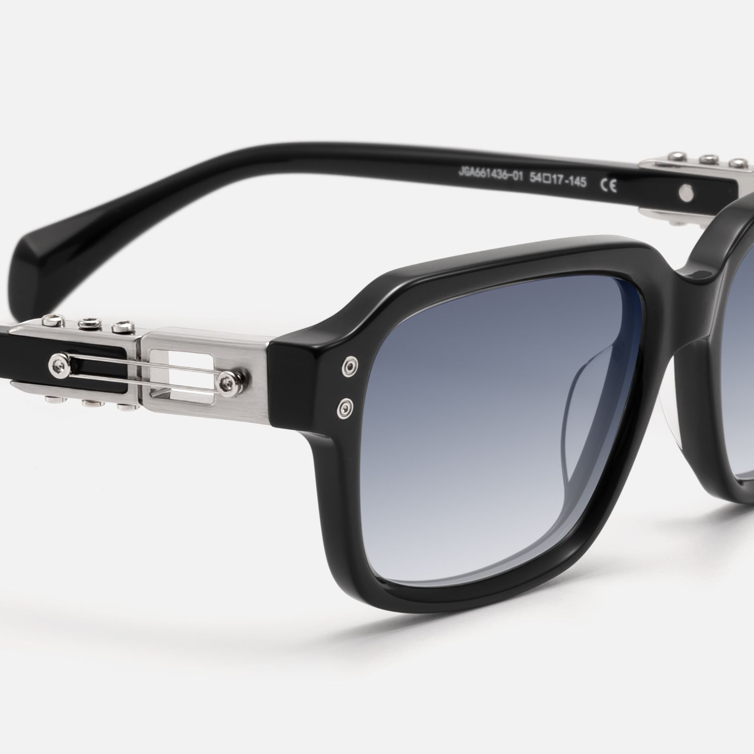 Anacortes - Black Gradient Guitar Temple Shades | Vooglam Design Details