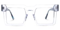 Elinoah - Square Crystal Eyeglasses | Vooglam Angle View