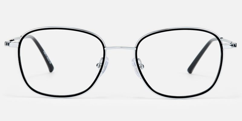 Static - Oval Silver Eyeglasses