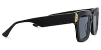 Daiane - Square Black Sunglasses - 4