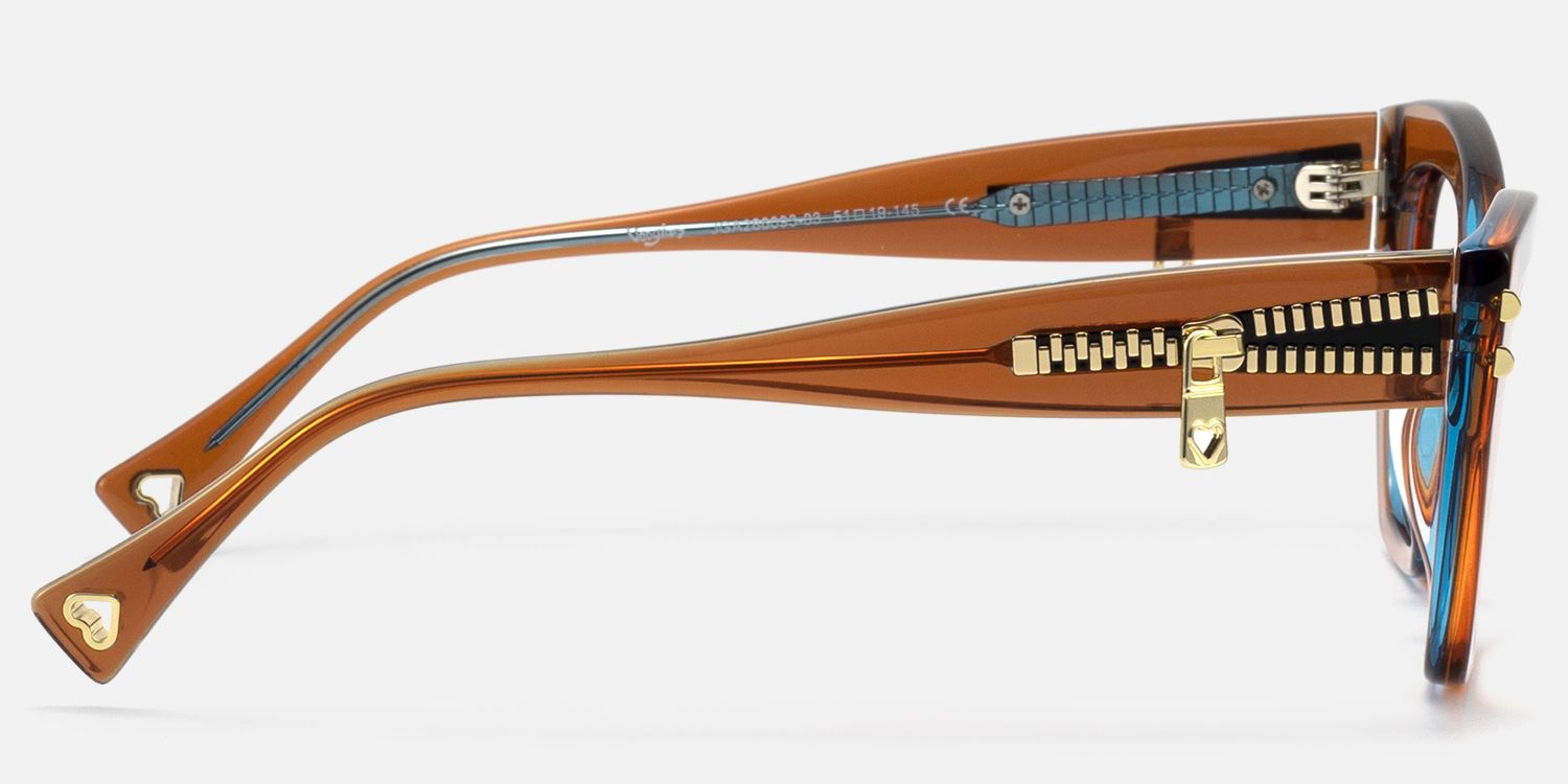 Manon - Cat Eye Brown Eyeglasses product detail 3