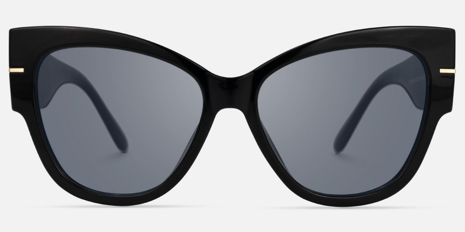 Elektra - Cat Eye Black Sunglasses product detail 2