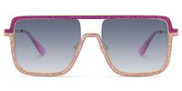 Padraic - Aviator Pink Sunglasses | Vooglam Angle View