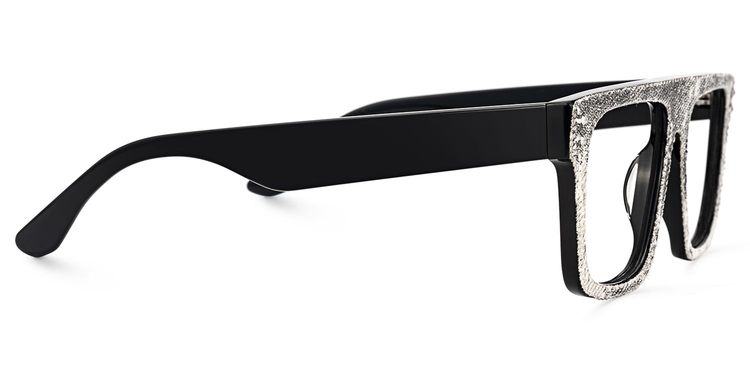 Najinca - Rectangle Black Eyeglasses product detail 4
