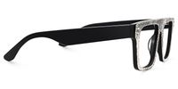 Najinca - Rectangle Black Eyeglasses | Vooglam 