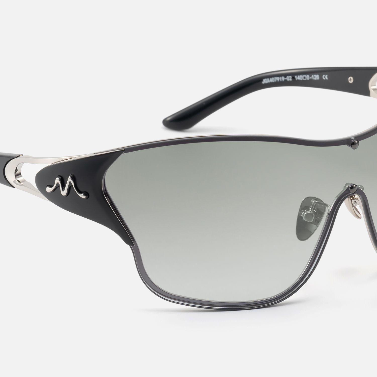 Vooglam Suzuka shield shades with one piece lens and ti nose pads
