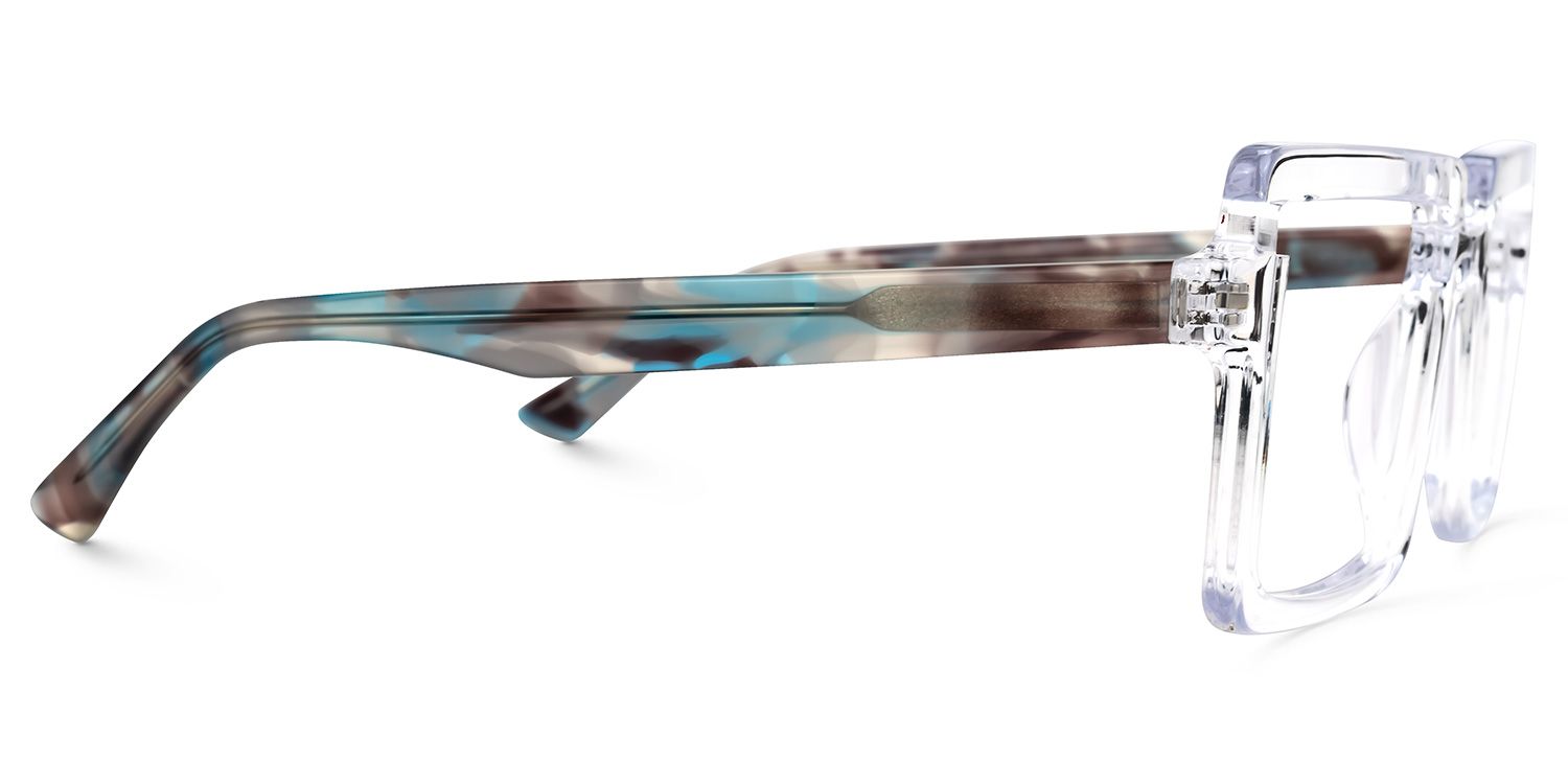 Efthymia - Square Crystal Eyeglasses | Vooglam 4